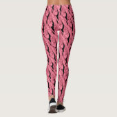 Leggings Chaussons de ballet rose Motif #1 (Dos)