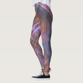 Leggings Chaussure Plaid Stylé rose, Bleu, Brown (Gauche)
