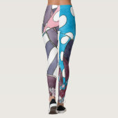Leggings Chaussures de talon haut de guêtres de yoga (Dos)
