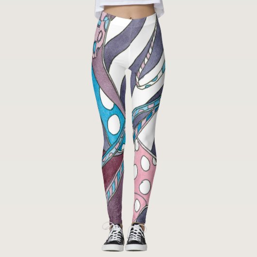 Leggings Chaussures de talon haut de guêtres de yoga (Devant)