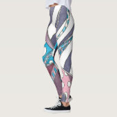 Leggings Chaussures de talon haut de guêtres de yoga (Gauche)