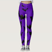 Leggings Chauves-souris d'Halloween (Devant)