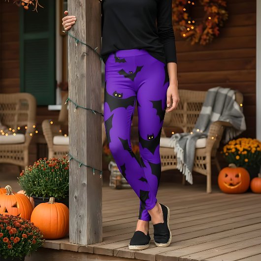 Leggings Chauves-souris d'Halloween