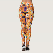 Leggings Chauves-souris et crânes (Dos)