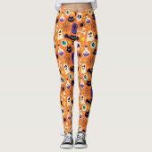 Leggings Chauves-souris et crânes (Devant)