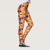 Leggings Chauves-souris et crânes (Droite)