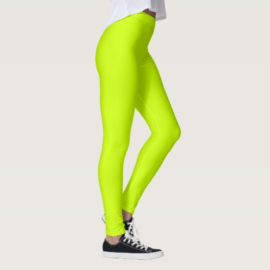 Leggings Chaux électrique Couleur solide (Droite)