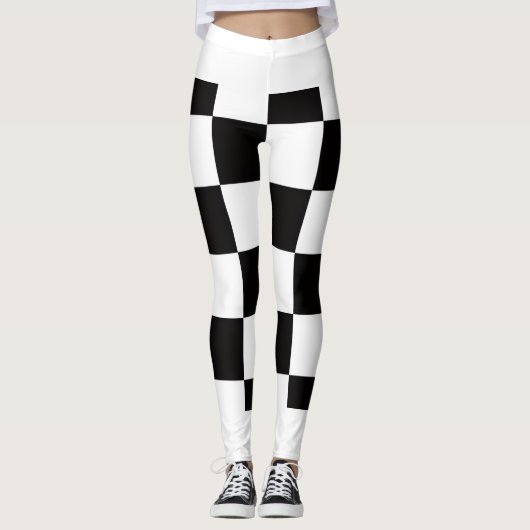 Leggings Checkerboard Home Rug of the Classic Elegance (Devant)