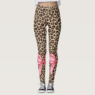 Leggings Cheetah Leggins Brown classique