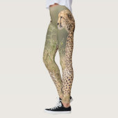 Leggings Cheetah photographié dans la qualité sauvage (Gauche)