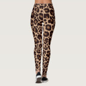 Leggings Cheetah Poster de animal Leopard Safari tendance (Dos)