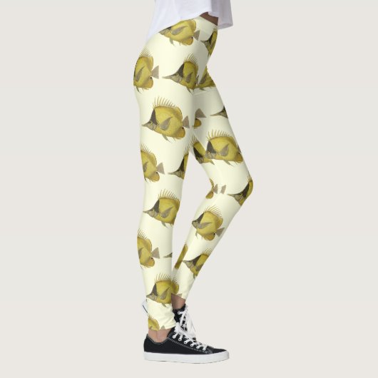 Leggings Chelmon Tropical Jaune Longirostris, Poisson Vinta (Droite)