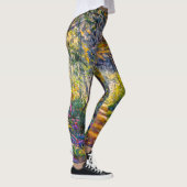 Leggings Chemin de l'impressionnisme : Aquarelle de la forê (Droite)