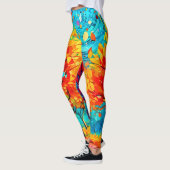 Leggings Chemin forestier dynamique vers la Lune (Gauche)