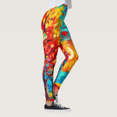 Leggings Chemin forestier dynamique vers la Lune (Droite)