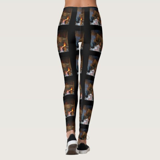 LEGGINGS CHEMINÉE, HEURE DE SE DÉTENDRE (Dos)