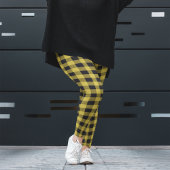 Leggings Chèques jaunes