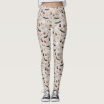 Leggings Cher Halloween Éffrayant automne<br><div class="desc">Ce modèle de jambières mignonnes et éffrayantes présente un motif à thème Halloween et automne,  avec un chat noir,  chauve-souris,  fantôme,  citrouille,  araignée et feuilles d'automne. Parfait pour tous les amateurs de vacances Halloween !</div>