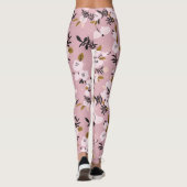 Leggings Cherry Blossom Rose : Printemps tendre (Dos)
