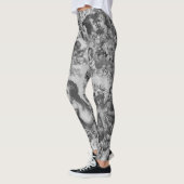 Leggings cherubins anges gris (Gauche)