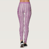 Leggings Cherubs Angels dentelle blanche Lilac rose pourpre (Dos)