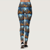 Leggings Chesapeake Bay Terrier Halloween Éffrayant (Dos)