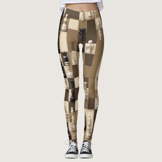 Leggings Chess Board (Devant)