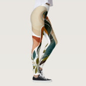 Leggings Cheval Abstrait et jambe de femme (Droite)