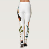 Leggings Cheval Abstrait et jambe de femme (Dos)