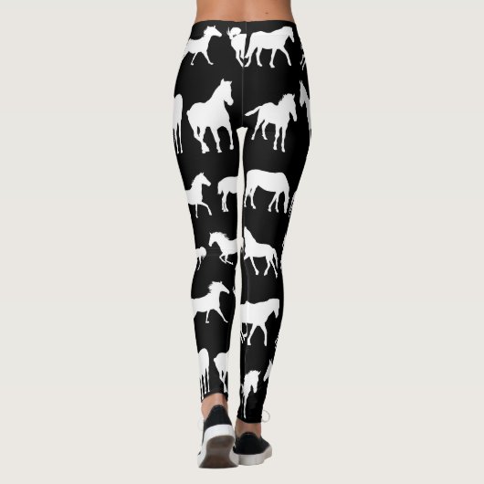 Leggings Cheval Assorti races (Dos)