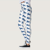 Leggings Cheval bleu (Gauche)