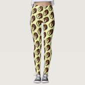 Leggings Cheval Brown celtique Jaune (Devant)