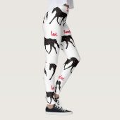 Leggings Cheval, coeurs et amour (Droite)