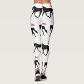 Leggings Cheval, coeurs et amour (Dos)