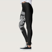 Leggings Cheval de Meridies - remous gris (Gauche)