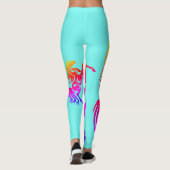 Leggings Cheval d'élevage arc-en-ciel Imprimer sur n'import (Dos)