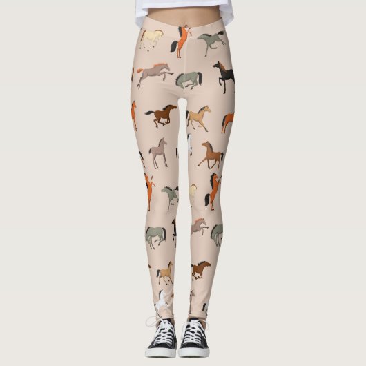 Leggings Cheval Imprimer Motif, Garçons Filles & Enfants, C (Devant)