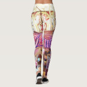 Leggings Cheval magnifique #4 de carrousel (Dos)
