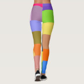 Leggings Chevauchement des échelles cercles motif (Dos)