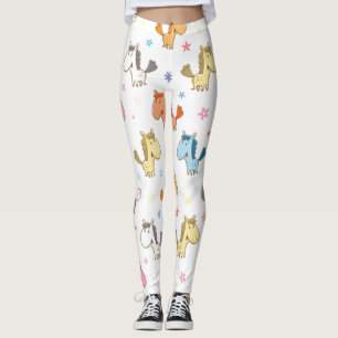 Leggings Chevaux Cartoon mignons