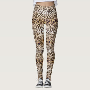 Leggings Cheveux de léopard