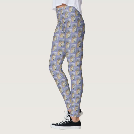 Leggings Chèvre d'enfant d'aquarelle (Gauche)