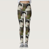 Leggings Chèvre mignonne de bébé (Devant)