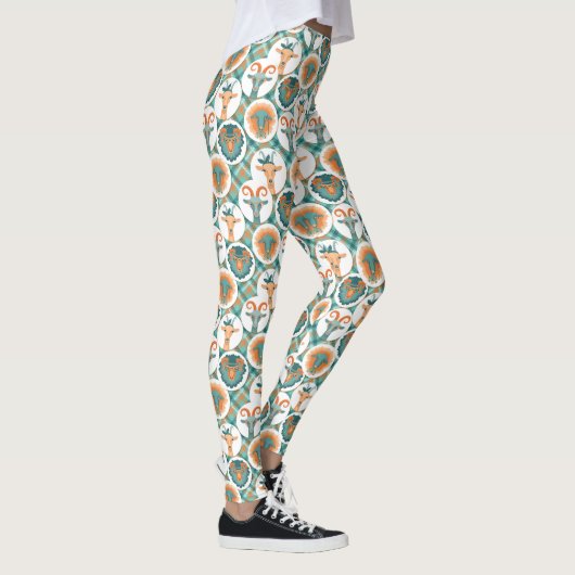Leggings Chèvres Hipster | par TotallyGoatally™ (Droite)