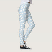 Leggings Chèvres jouant - bleus layette (Droite)