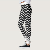 Leggings Chevron blanc sur votre Col. (Gauche)