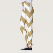 Leggings Chevron inversés neutres (Gauche)