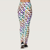 Leggings Chevron multicolore (Dos)
