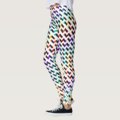 Leggings Chevron multicolore (Gauche)
