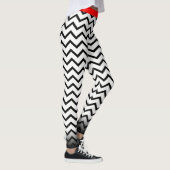 Leggings Chevron noir sur votre Col. (Droite)